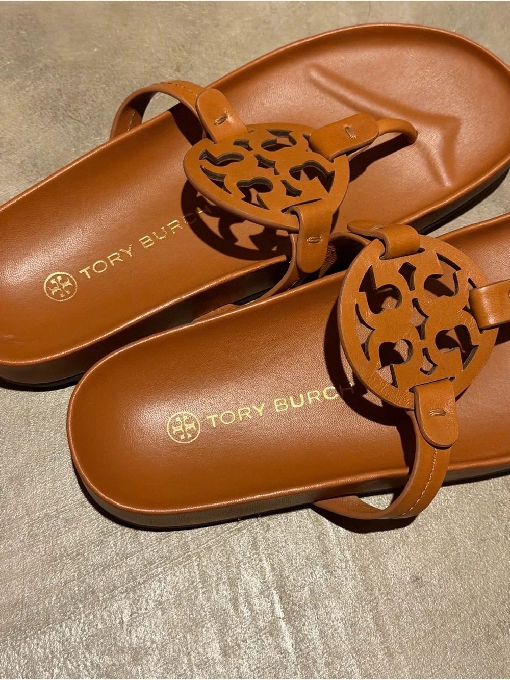 Tory Burch Leather Miller Sandals